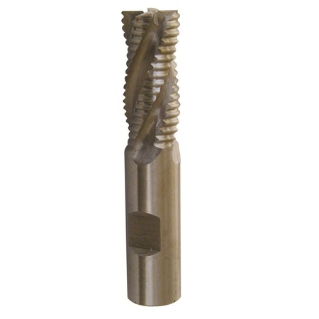 DRILL AMERICA 1/2" Cobalt Roughing End Mill, Overall Length: 3-1/4" BRC1/2